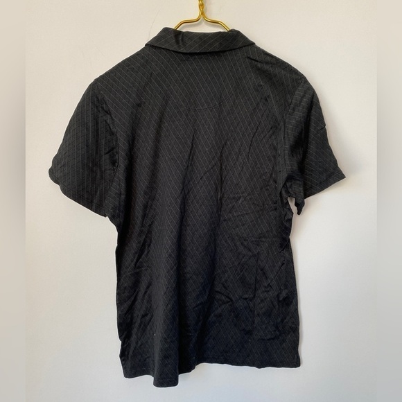 NWT Cutter & Buck Signature Collection Black Textured Athletic Polo Shirt Medium - Picture 3 of 11
